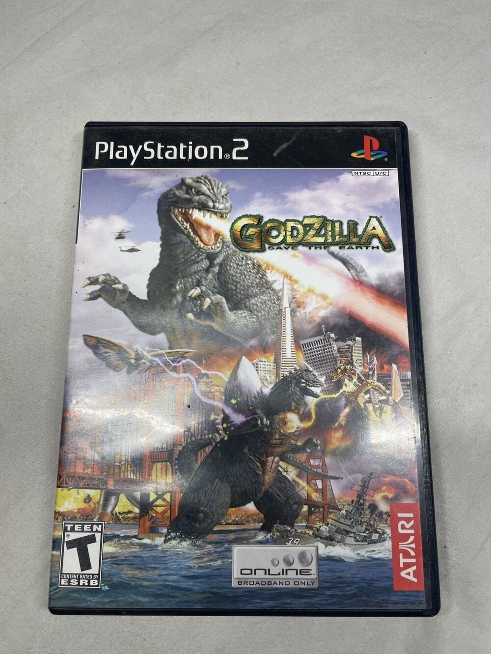 Godzilla Save the Earth (Sony PlayStation 2 PS2) Complete-Tested-Amazing